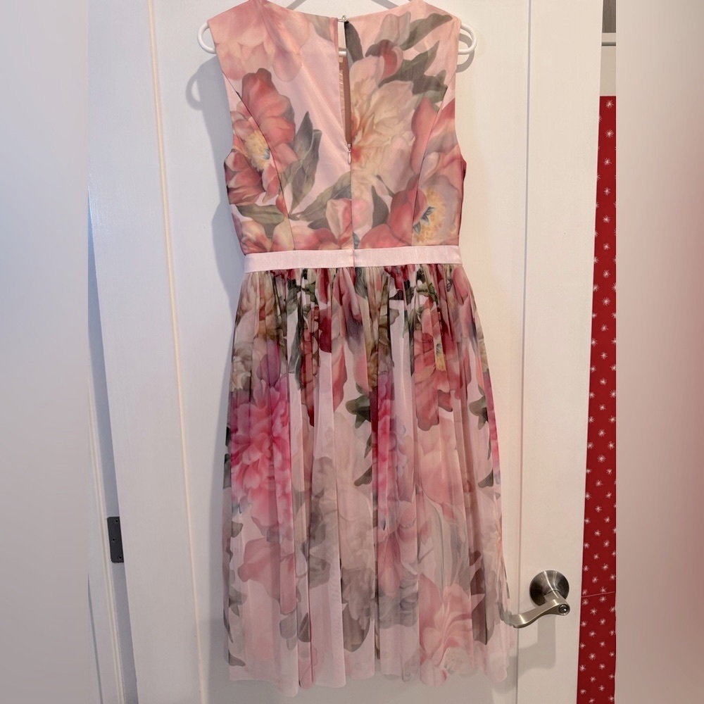 TED BAKER Floral Pink Dress - Picture 2 of 2